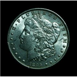 1896-p Morgan Dollar $1 Grades Select Uncirculated ms63