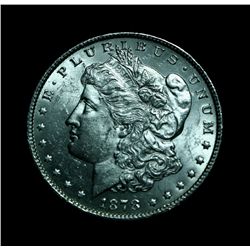 1878-p 7/8 TF "BEARDED LADY" Morgan Dollar Grades Select Uncirculated ms63