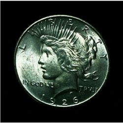 1926-p Peace Dollar Grades Gem Uncirculated ms65