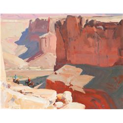 Case, G. Russell - Walls of Badger Creek - Study