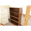 Image 2 : OAK EXECUTIVE OFFICE SUITE INCLUDES DESK, 3 PIECE