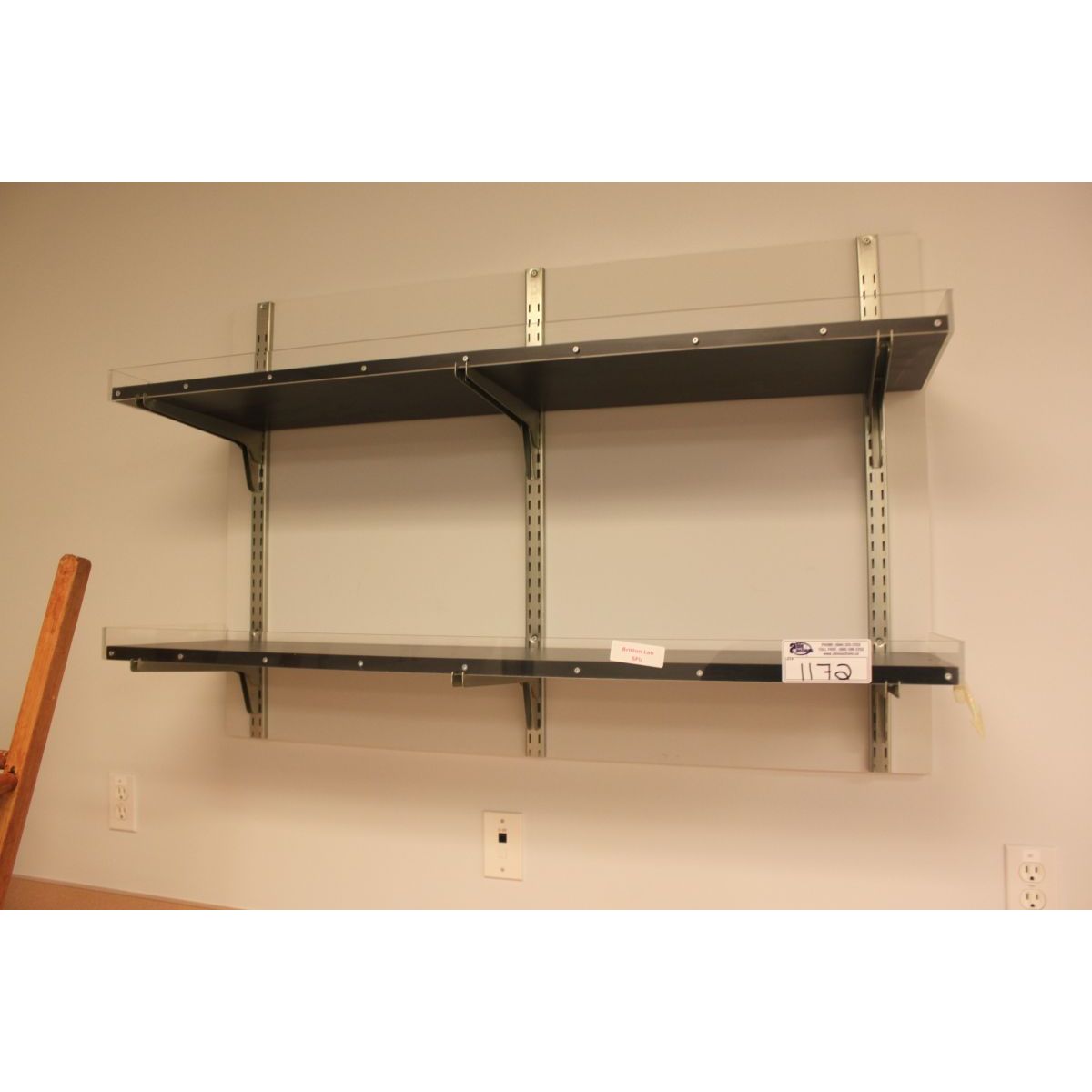 2 TIER WALLMOUNT LAB RACK