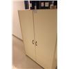 Image 1 : BEIGE 2 DOOR STORAGE CABINET