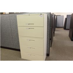 GLOBAL 5 DRAWER LATERAL FILE CABINET