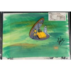 Stan Lee Background Original Signed Cel X-MEN Animation
