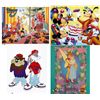Image 1 : 4 Animation Prints Mickey Mouse, Bugs Bunny, Thumbelina