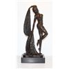 Image 1 : Alluring Bronze Sculpture Vegas Show Girl Art Deco