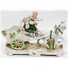 Image 1 : CONTINENTAL PORCELAIN FIGURE PLATEAU EARLY 20TH C.