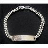Image 1 : GUCCI ARIES RAM Zodiac STERLING SILVER ID BALL CHAIN BR