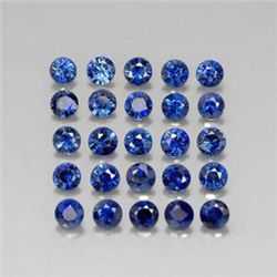 2.99ct Deep Blue Sapphire (25 pieces)