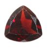 Image 1 : Natural 5.07ctw Trillion Cut Garnet 9X9 5.07ctw