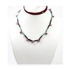 Natural 98.51 ctw Emerald, Ruby & Sapphire Bead Necklace