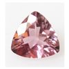 Image 1 : Natural 1.23ctw Orange Tourmaline Trillion Cut Stone