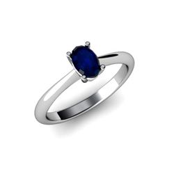 Genuine 2.20 ctw Sapphire Ring 14kt White or Yellow Gold