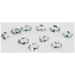 Natural 3.77ctw Aquamarine Oval 4x6 (10) Stone