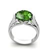 Image 1 : Genuine 5.34 ctw Tourmaline Ring 14kt White or Yellow Gold