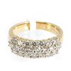 Genuine 1.450 ctw Pave Anniversary Diamond Ring 18kt Gold-Yellow