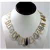209.89 ctw Natural Smoke Quartz Bead Necklace with brass clasp