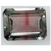 Image 1 : Natural 10.33ctw Bi-Color Tourmaline Emerald Cut Stone