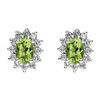 Image 1 : Genuine 2.28 ctwPeridot Earring 14kt Yellow or White Gold 2.1g