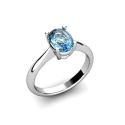 Genuine 0.57 ctw Topaz Ring 14ktWhite or Yellow Gold