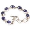 Natural Tanzanite 98.50 ctw. Oval Bracelet .925 Sterling Silver