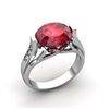 Image 1 : Genuine 6.09 ctw Ruby Ring 14kt White or Yellow Gold