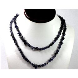 267.39 ctw Natural Iolite Un-cut bead Necklace