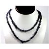 Image 1 : 267.39 ctw Natural Iolite Un-cut bead Necklace