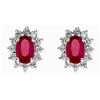 Image 1 : Genuine 2.50 ctwRuby Earring 14kt Yellow or White Gold 2.1g