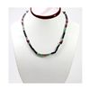 Image 1 : Natural 125.82 ctw Emerald, Ruby & Sapphire Bead Necklace