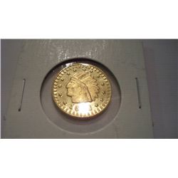 1852 INDIAN CALIFORNIAN GOLD TOKEN