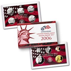 2006 US Mint Proof 90% Silver Set w/COA & Box