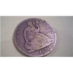 1876-S SEATED LIBERTY SILVER HALF DOLLAR