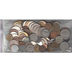 50 FOREIGN COINS MIXED DATE COUNTRIES