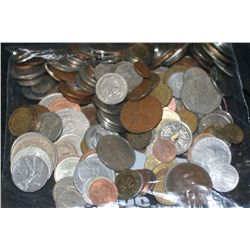 foreign coins, various dates, conditions & demoninations, lot of 200