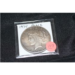 1934 peace one dollar