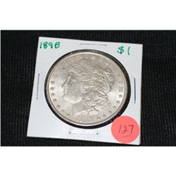 1898 silver morgan one dollar