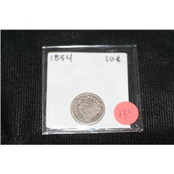 1854 seated liberty dime