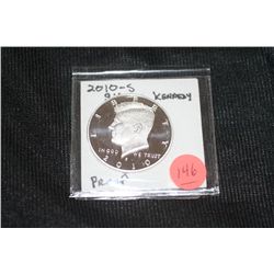 2010-S silver kennedy proof half dollar