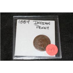1884 indian head penny