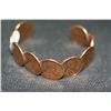 Image 1 : penny bracelet welded, various dates lincoln pennies