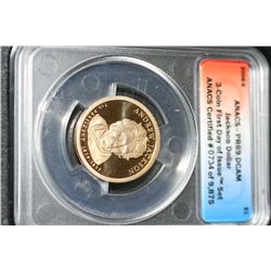 2008-S andrew jackson dollar, ANACS graded, pr69 dcam