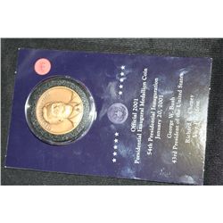 2001 official presedential inaugural medallion coin, George W. Bush