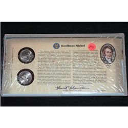 2004 Keelboat nickel mint set, philadelphia & denver mints