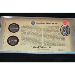 2005 american bison nickel mint set, philadelphia & denver mints