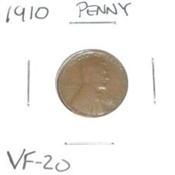 1910 Lincoln Penny *VERY FINE-20 GRADE*!!!