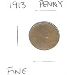 1913 Lincoln Penny *FINE GRADE*!!!