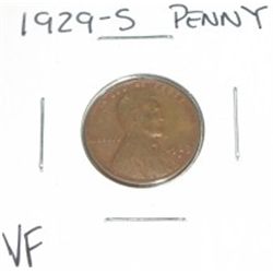 1929-S Lincoln Penny *VERY FINE GRADE*!!