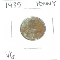 1935 Lincoln Penny *VERY GOOD GRADE*!!